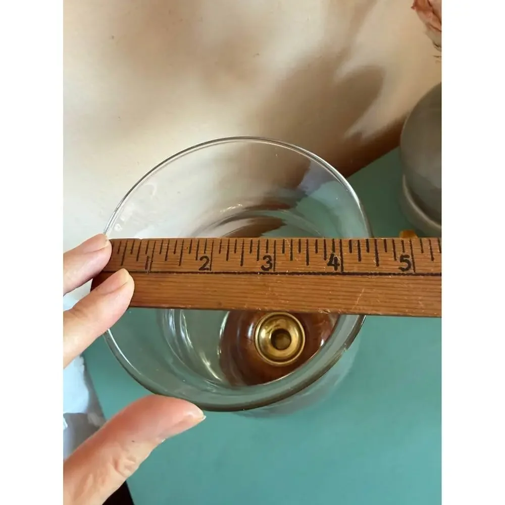 Vintage Dansk Teak & Glass Hurricane Candle Holder
